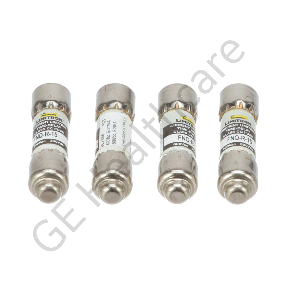 15A, 600 VAC, 10 x 38 Time Delay Fuse