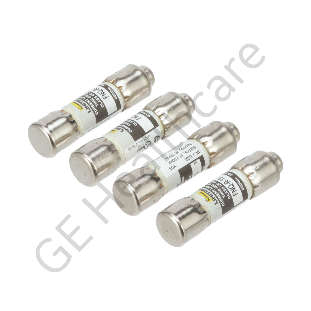 15A, 600 VAC, 10 x 38 Time Delay Fuse