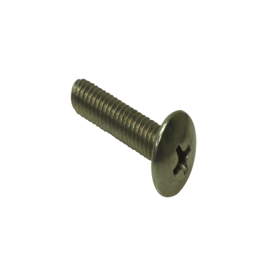 #10-24 x 1" Phillips Truss Head Machine Screw #10-24 x 1" Phillips Truss Head Machine Screw