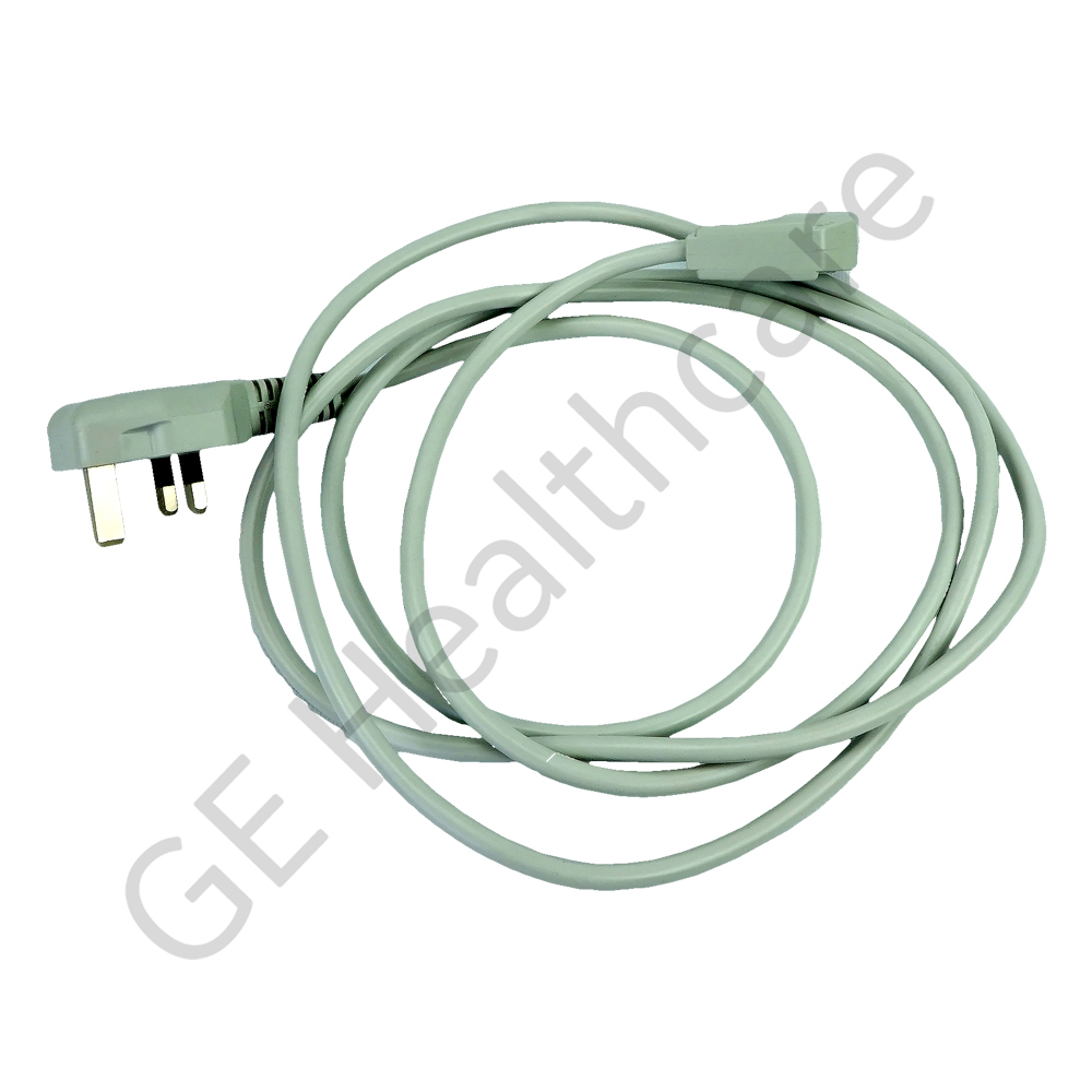 Power Cord UK Right Light Gray