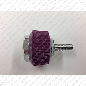 Adapter EVAC Hit DISS F 1/4 Hose BARB Purple