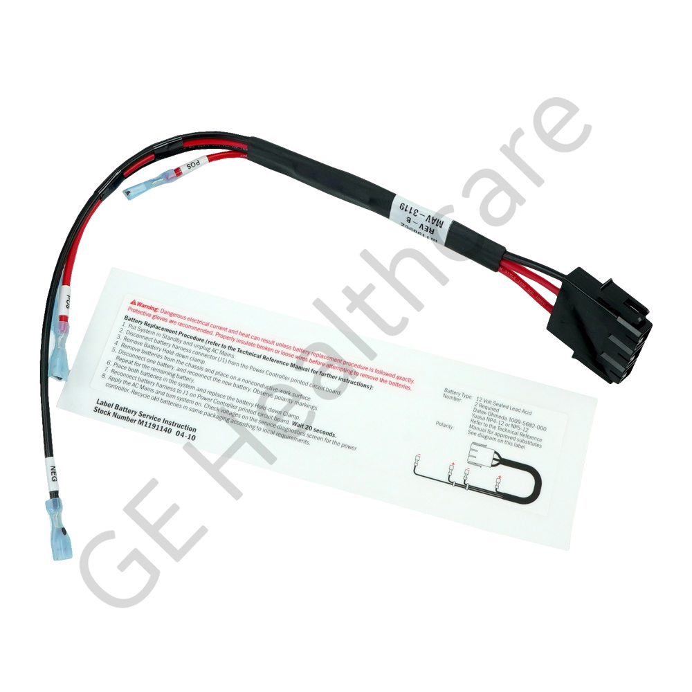 Assembly Harness Power Supply to Battery 4AH